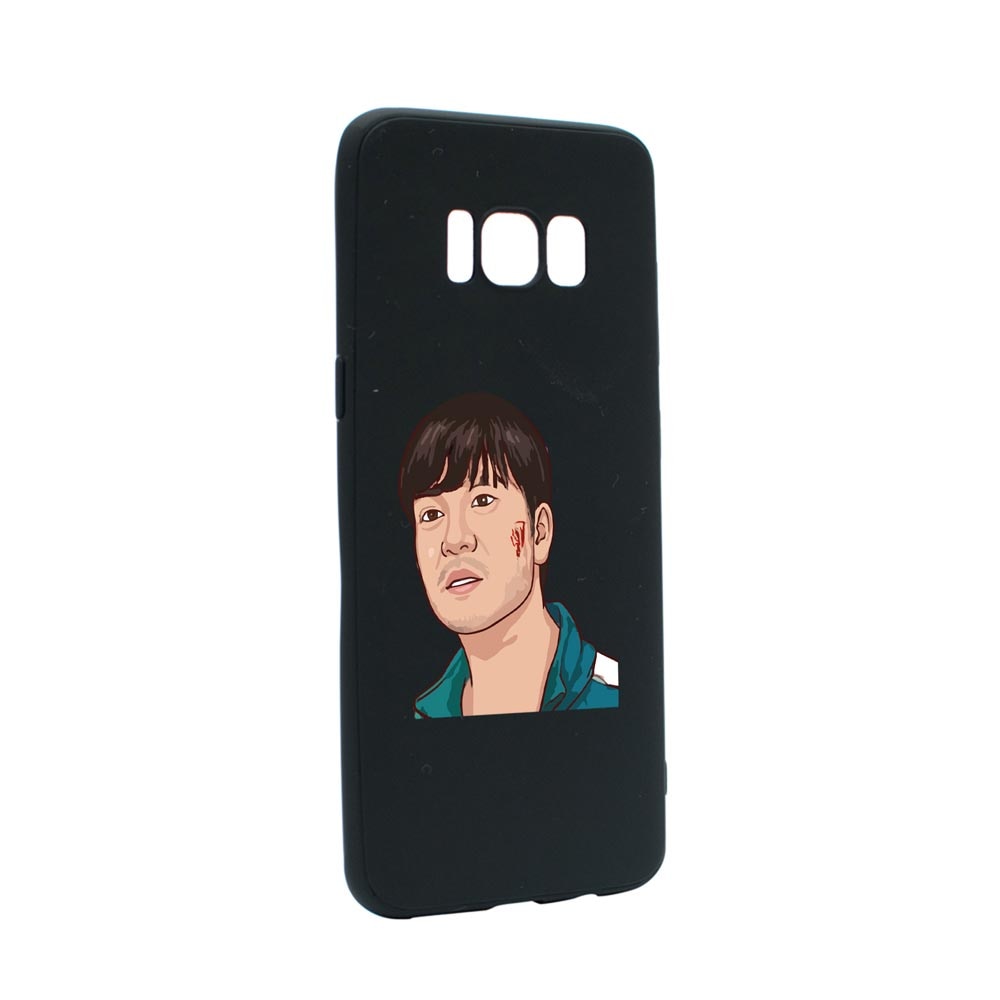 Husa Silicon Compatibila Cu Samsung Galaxy S8, Squid Game - Gamer 218, rezistenta la uzura, anti-alunecare, B843