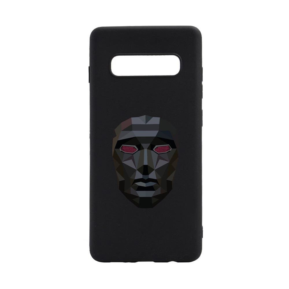 Husa Silicon Compatibila Cu Samsung Galaxy S10 Plus, Squid Game - Mask Front Man, rezistenta la uzura, anti-alunecare, B844