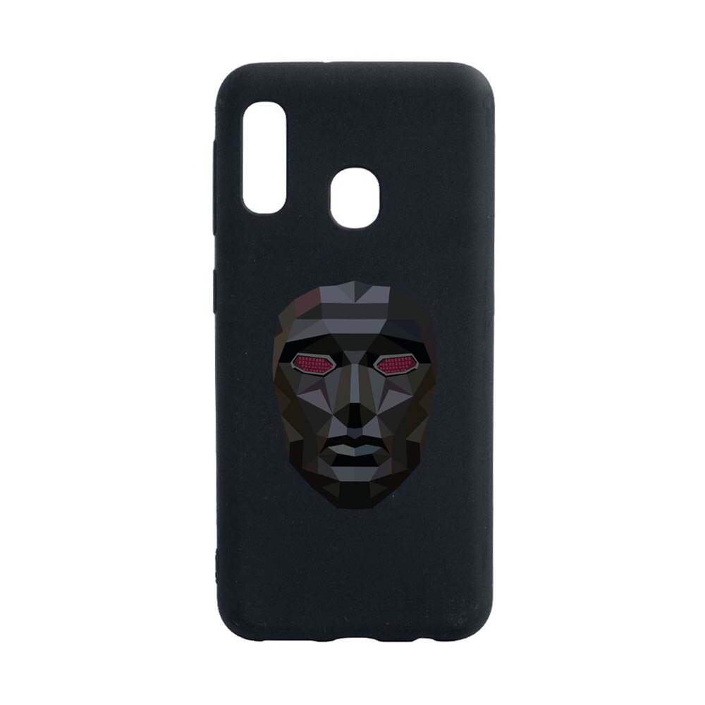 Husa Silicon Compatibila Cu Samsung Galaxy A20E, Squid Game - Mask Front Man, rezistenta la uzura, anti-alunecare, B844