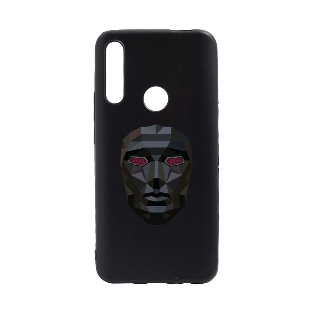 Husa Silicon Compatibila Cu Xiaomi Redmi Note 8T, Squid Game - Mask Front Man, rezistenta la uzura, anti-alunecare, B844