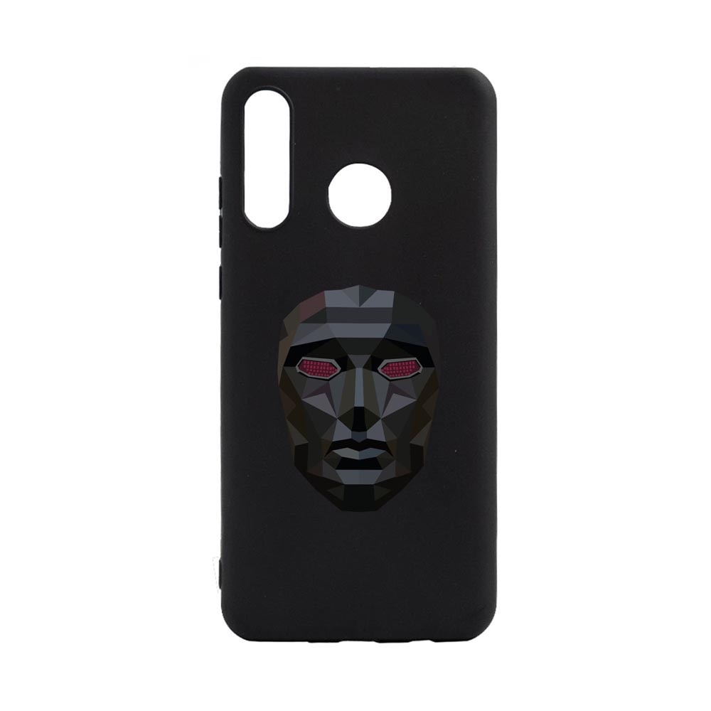 Husa Silicon Compatibila Cu Huawei P30 Lite, Squid Game - Mask Front Man, rezistenta la uzura, anti-alunecare, B844