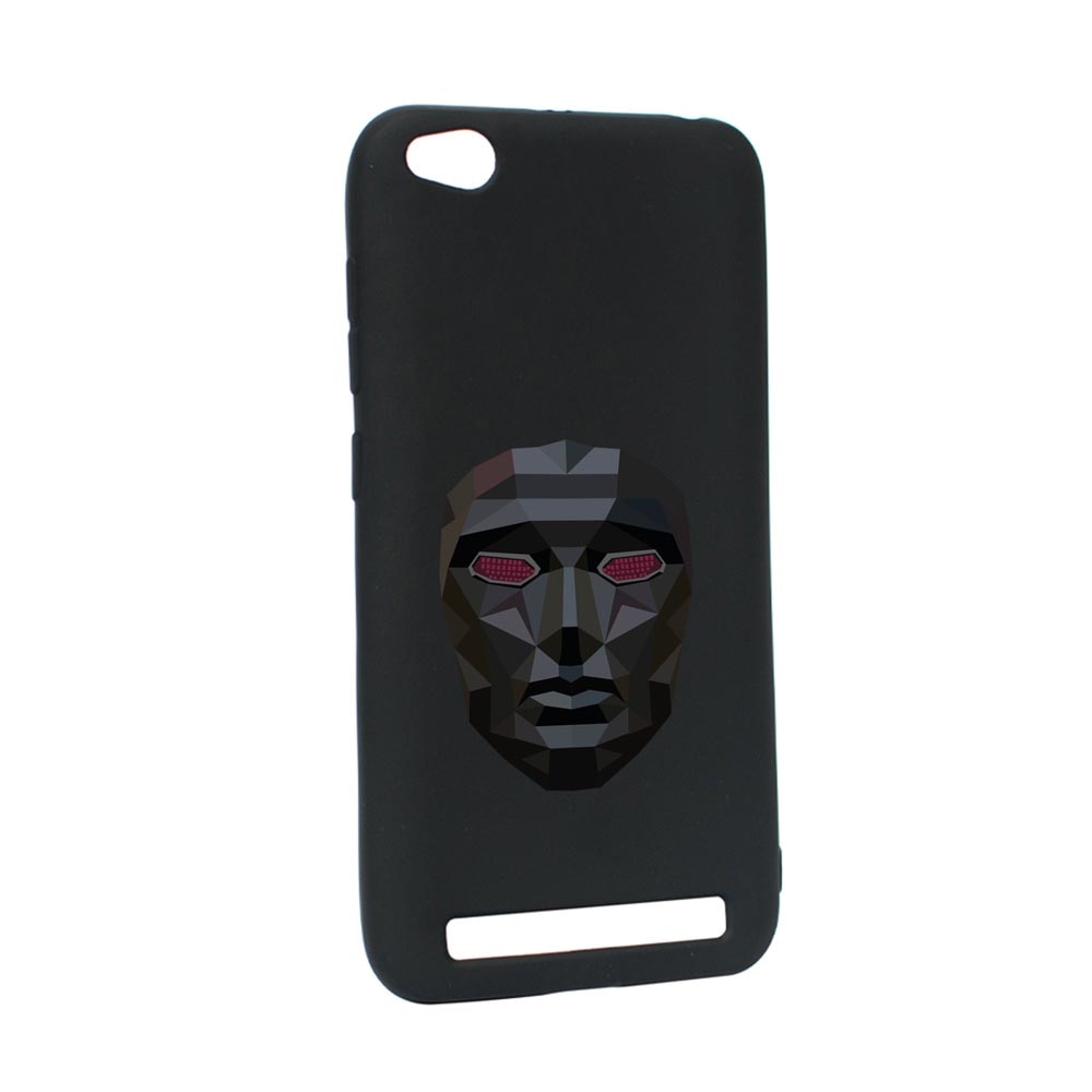 Husa Silicon Compatibila Cu Xiaomi Redmi 5A, Squid Game - Mask Front Man, rezistenta la uzura, anti-alunecare, B844