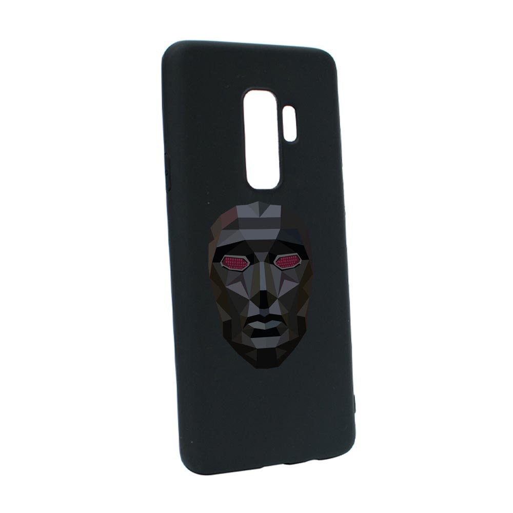 Husa Silicon Compatibila Cu Samsung Galaxy S9 Plus, Squid Game - Mask Front Man, rezistenta la uzura, anti-alunecare, B844