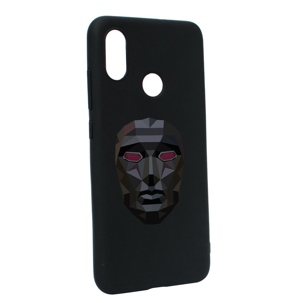 Husa Silicon Compatibila Cu Motorola Moto E7 Power, Squid Game - Mask Front Man, rezistenta la uzura, anti-alunecare, B844