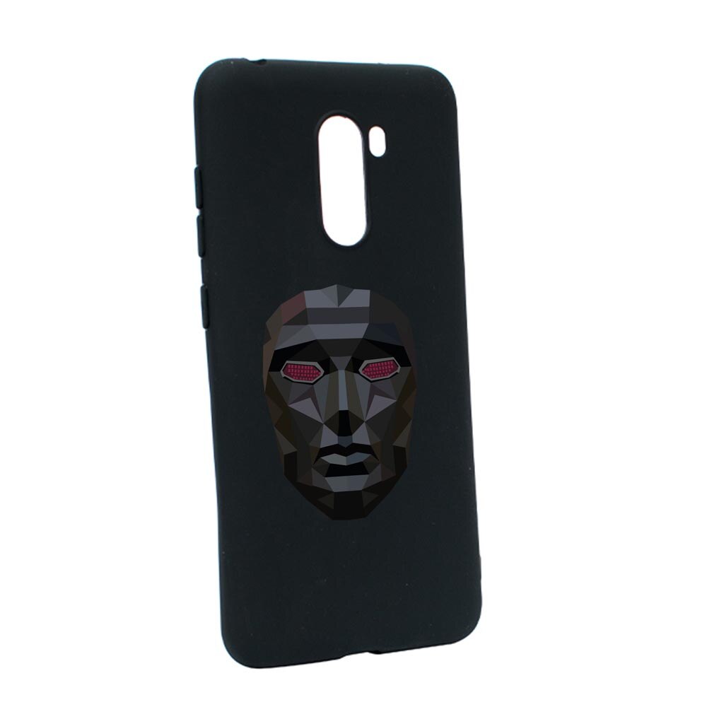 Husa Silicon Compatibila Cu Xiaomi PocoPhone F1, Squid Game - Mask Front Man, rezistenta la uzura, anti-alunecare, B844