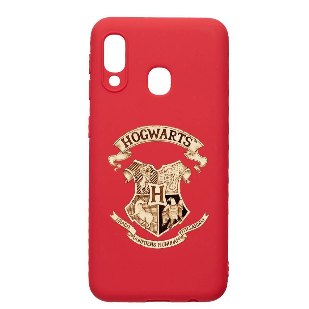 Husa Silicon Compatibila Cu Samsung Galaxy A20e, Hogwarts Harry Potter, rezistenta la uzura, anti-alunecare, Red, R852