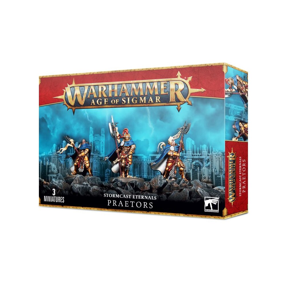 Pachet Miniaturi Warhammer Age of Sigmar, Games Workshop, Stormcast Eternals Praetors, 3 miniaturi