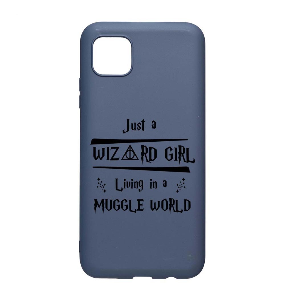 Husa Silicon Compatibila Cu Apple iPhone 11 Pro Max, Wizard Girl, rezistenta la uzura, anti-alunecare, AlaskanBlue, AB861