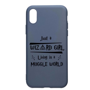Husa Silicon Compatibila Cu Apple iPhone XS / X, Wizard Girl, rezistenta la uzura, anti-alunecare, AlaskanBlue, AB861 Husa Silicon Compatibila Cu Apple iPhone XS / X, Wizard Girl, rezistenta la uzura, anti-alunecare, AlaskanBlue, AB861
