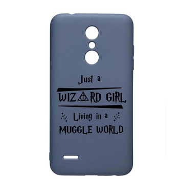 Husa Silicon Compatibila Cu LG K11 / K11 Plus / K10 2018, Wizard Girl, rezistenta la uzura, anti-alunecare, AlaskanBlue, AB861 Husa Silicon Compatibila Cu LG K11 / K11 Plus / K10 2018, Wizard Girl, rezistenta la uzura, anti-alunecare, AlaskanBlue, AB861