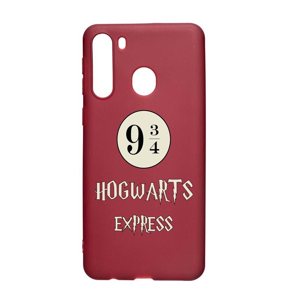 Husa Silicon Compatibila cu Samsung Galaxy A21, Hogwarts Express, rezistenta la uzura, anti-alunecare, Pomegranate, PG862