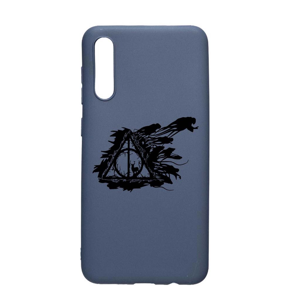 Husa Silicon Compatibila Cu Xiaomi Redmi 9A, Deathly Hallows - Harry Potter, rezistenta la uzura, anti-alunecare, AlaskanBlue, AB854