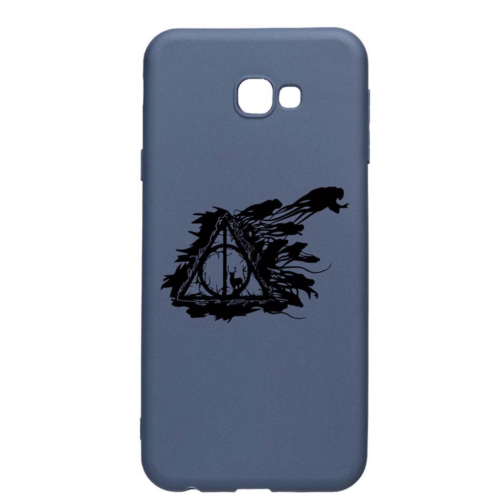 Husa Silicon Compatibila Cu Samsung Galaxy S9, Deathly Hallows - Harry Potter, rezistenta la uzura, anti-alunecare, AlaskanBlue, AB854