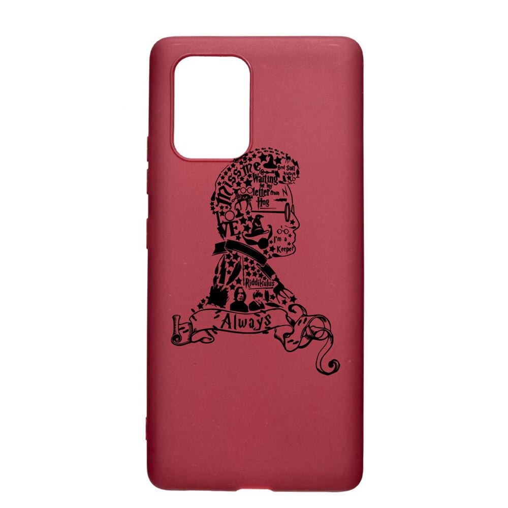Husa Silicon Compatibila cu Apple iPhone 11, Harry Potter face, rezistenta la uzura, anti-alunecare, Pomegranate, PG855