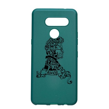 Husa Silicon Compatibila cu LG K50s, Harry Potter face, rezistenta la uzura, anti-alunecare, ForestGreen, FG855 Husa Silicon Compatibila cu LG K50s, Harry Potter face, rezistenta la uzura, anti-alunecare, ForestGreen, FG855