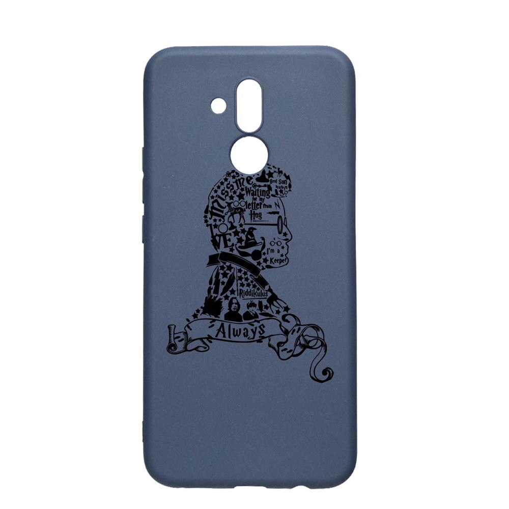 Husa Silicon Compatibila Cu Huawei Mate 20 Lite, Harry Potter face, rezistenta la uzura, anti-alunecare, AlaskanBlue, AB855
