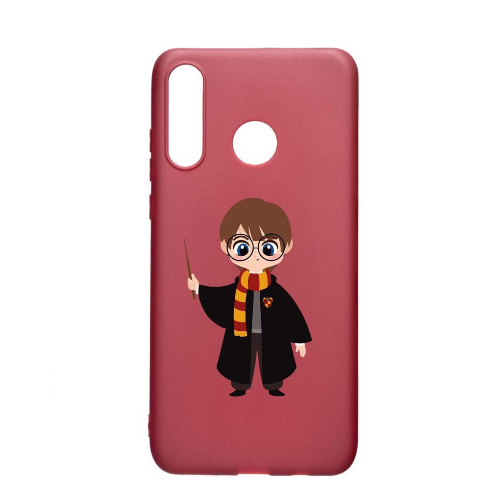 Husa Silicon Compatibila cu Huawei P30 Lite, Harry Potter Animated, rezistenta la uzura, anti-alunecare, Pomegranate, PG867