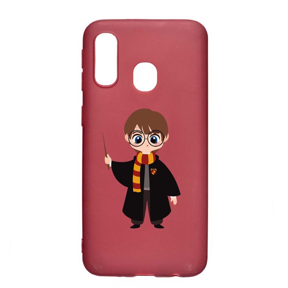 Husa Silicon Compatibila cu Samsung Galaxy A20e, Harry Potter Animated, rezistenta la uzura, anti-alunecare, Pomegranate, PG867