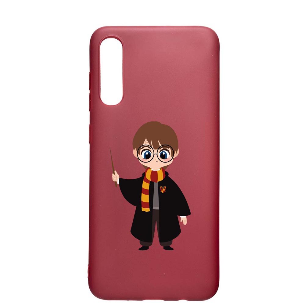 Husa Silicon Compatibila cu Samsung Galaxy A70, Harry Potter Animated, rezistenta la uzura, anti-alunecare, Pomegranate, PG867
