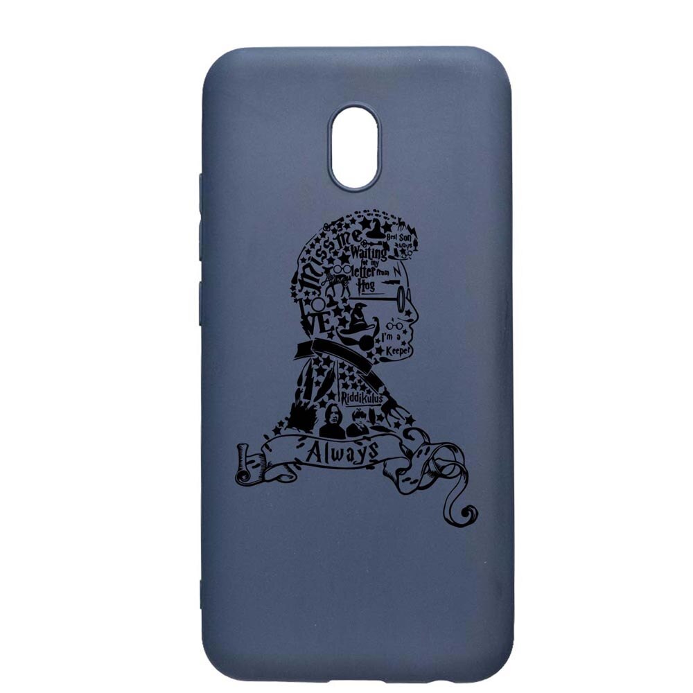 Husa Silicon Compatibila Cu Xiaomi Redmi 8A, Harry Potter face, rezistenta la uzura, anti-alunecare, AlaskanBlue, AB855