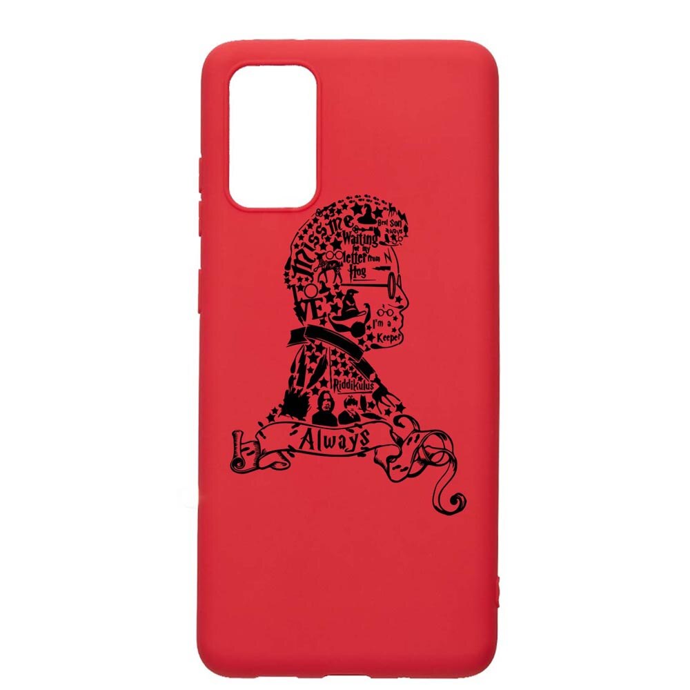 Husa Silicon Compatibila Cu Samsung Galaxy S20 Plus, Harry Potter face, rezistenta la uzura, anti-alunecare, Red, R855