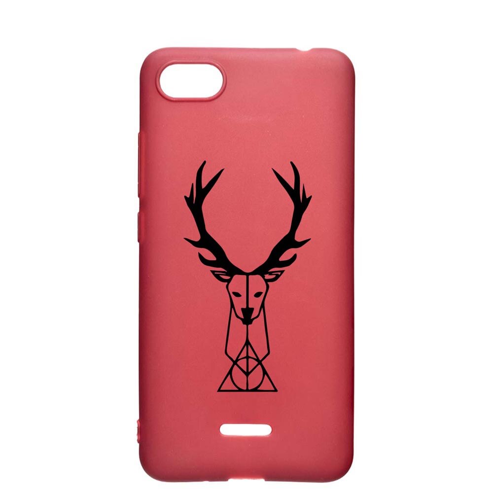 Husa Silicon Compatibila cu Apple iPhone SE 2 / iPhone 7 / iPhone 8, Harry Potter Patronus Deer, rezistenta la uzura, anti-alunecare, Pomegranate, PG856