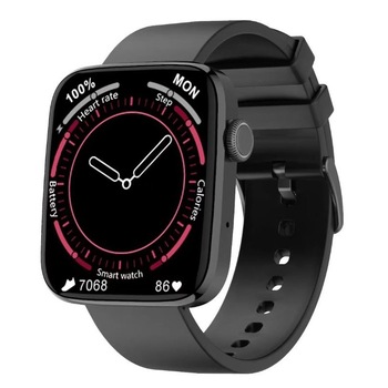 Ceas SmartWatch DT™ WATCH PRO, Apelare Bluetooth HD, NOTIFICARI Apeluri/Mesaje, Ecran Curbat 3D, 24/7 Ritm Cardiac si ECG, GPS Traker, Difuzor Muzica, Meniu in Romana, Silicon Black Ceas SmartWatch DT™ WATCH PRO, Apelare Bluetooth HD, NOTIFICARI Apeluri/Mesaje, Ecran Curbat 3D, 24/7 Ritm Cardiac si ECG, GPS Traker, Difuzor Muzica, Meniu in Romana, Silicon Black