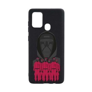 Husa Silicon Compatibila Cu Xiaomi Redmi 9C, Squid Game - Front Man And Soldier, rezistenta la uzura, anti-alunecare, B841 Husa Silicon Compatibila Cu Xiaomi Redmi 9C, Squid Game - Front Man And Soldier, rezistenta la uzura, anti-alunecare, B841