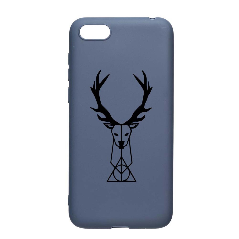 Husa Silicon Compatibila Cu Apple iPhone SE / 5S / 5, Harry Potter Patronus Deer, rezistenta la uzura, anti-alunecare, AlaskanBlue, AB856