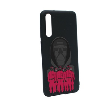 Husa Silicon Compatibila Cu Huawei P20 Pro, Squid Game - Front Man And Soldier, rezistenta la uzura, anti-alunecare, B841 Husa Silicon Compatibila Cu Huawei P20 Pro, Squid Game - Front Man And Soldier, rezistenta la uzura, anti-alunecare, B841