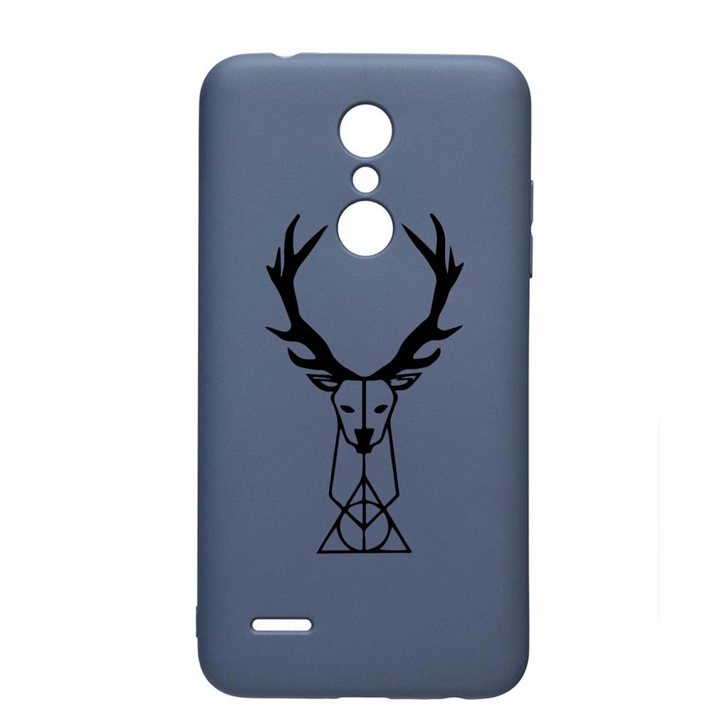 Husa Silicon Compatibila Cu LG K11 / K11 Plus / K10 2018, Harry Potter Patronus Deer, rezistenta la uzura, anti-alunecare, AlaskanBlue, AB856