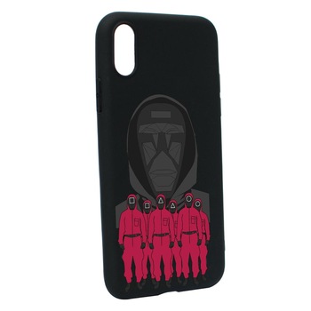 Husa Silicon Compatibila Cu Xiaomi Redmi 7A, Squid Game - Front Man And Soldier, rezistenta la uzura, anti-alunecare, B841 Husa Silicon Compatibila Cu Xiaomi Redmi 7A, Squid Game - Front Man And Soldier, rezistenta la uzura, anti-alunecare, B841