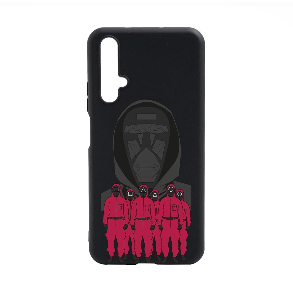 Husa Silicon Compatibila Cu Huawei Nova 5T, Squid Game - Front Man And Soldier, rezistenta la uzura, anti-alunecare, B841