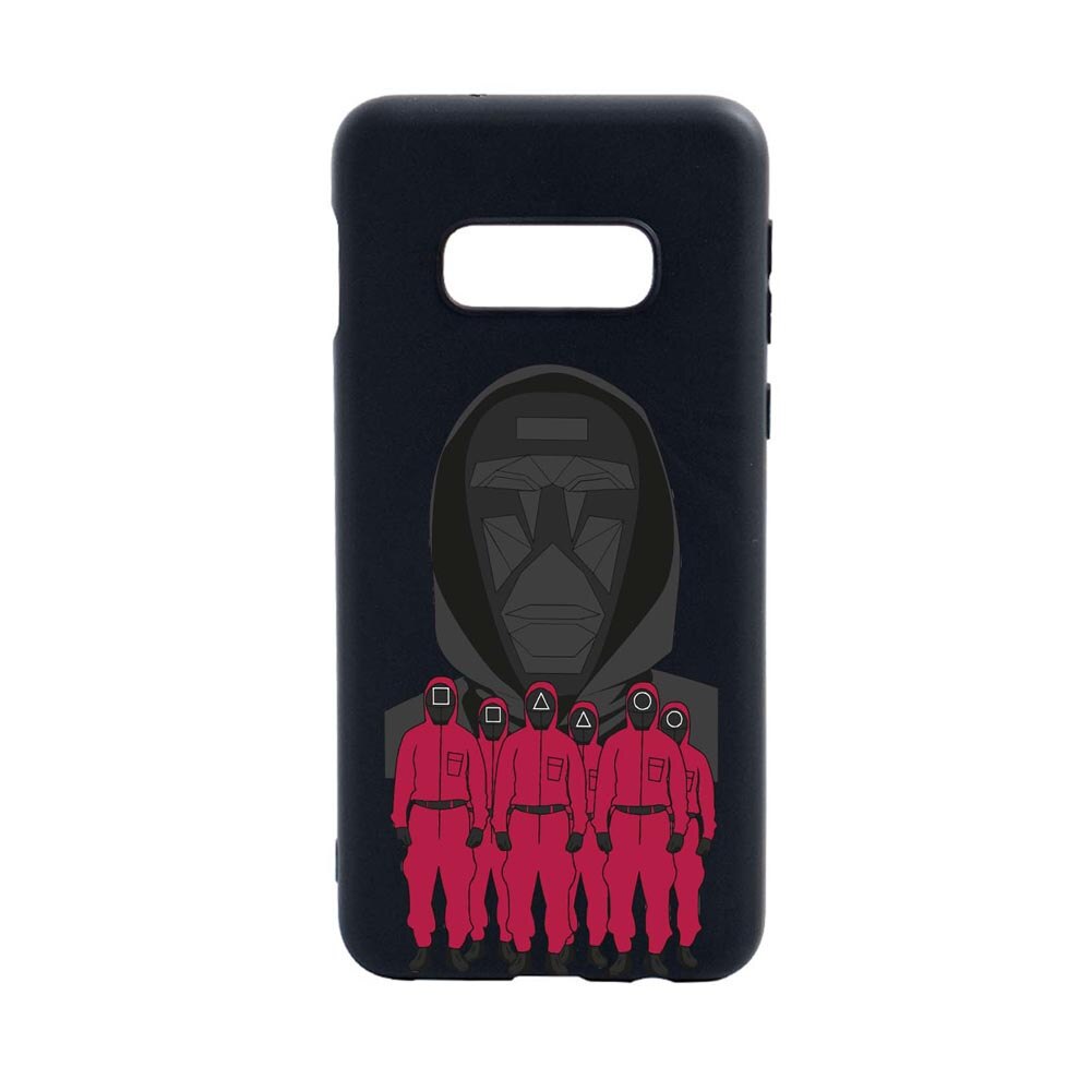 Husa Silicon Compatibila Cu Samsung Galaxy S10E, Squid Game - Front Man And Soldier, rezistenta la uzura, anti-alunecare, B841