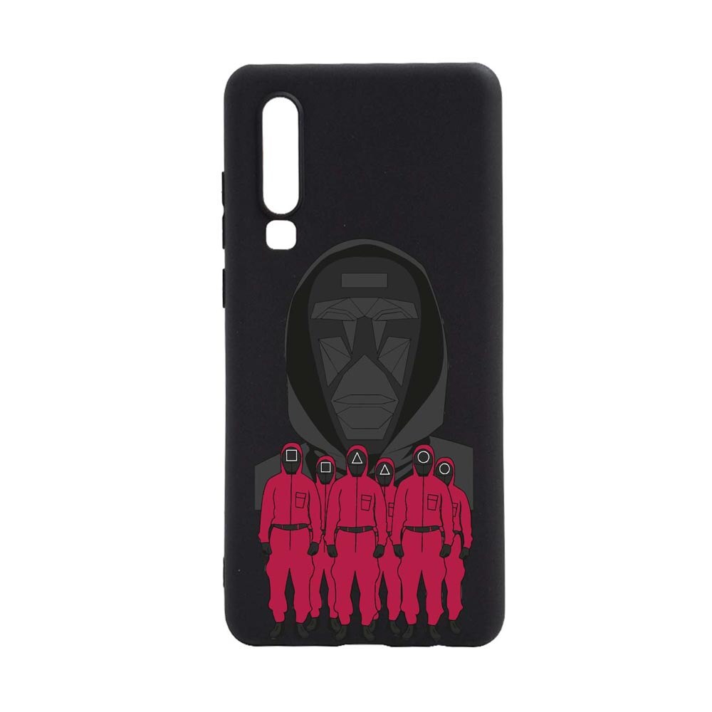 Husa Silicon Compatibila Cu Samsung Galaxy A7 2018, Squid Game - Front Man And Soldier, rezistenta la uzura, anti-alunecare, B841