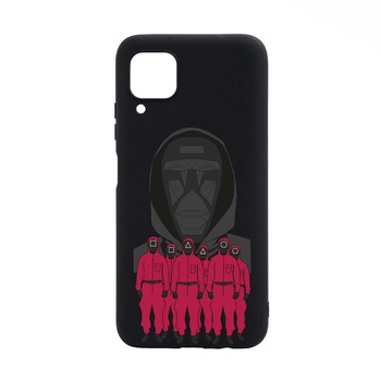 Husa Silicon Compatibila Cu Huawei P40 Lite, Squid Game - Front Man And Soldier, rezistenta la uzura, anti-alunecare, B841 Husa Silicon Compatibila Cu Huawei P40 Lite, Squid Game - Front Man And Soldier, rezistenta la uzura, anti-alunecare, B841