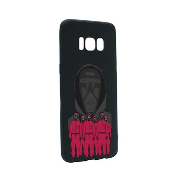 Husa Silicon Compatibila Cu Samsung Galaxy S8, Squid Game - Front Man And Soldier, rezistenta la uzura, anti-alunecare, B841 Husa Silicon Compatibila Cu Samsung Galaxy S8, Squid Game - Front Man And Soldier, rezistenta la uzura, anti-alunecare, B841