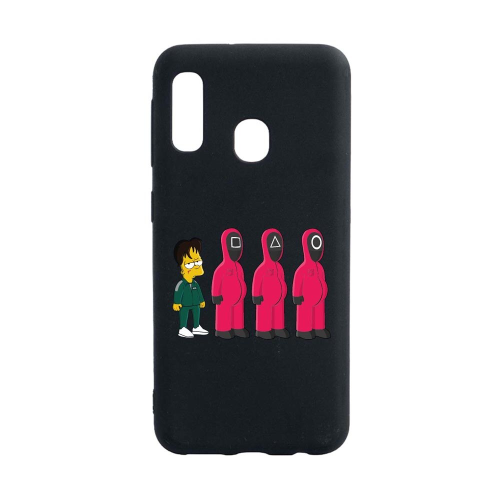 Husa Silicon Compatibila Cu Samsung Galaxy A20E, Squid Game - Simpson, rezistenta la uzura, anti-alunecare, B842