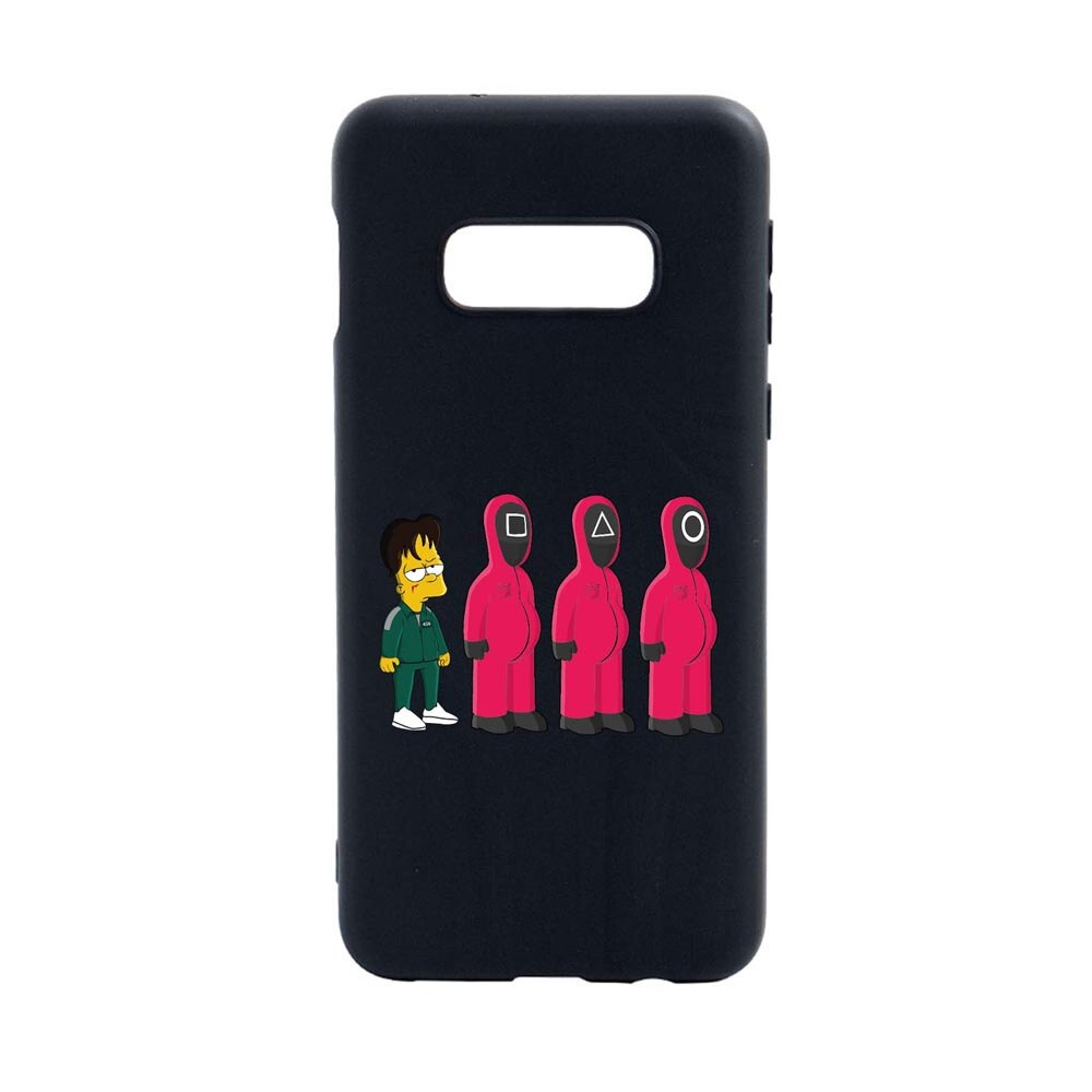 Husa Silicon Compatibila Cu Samsung Galaxy S10E, Squid Game - Simpson, rezistenta la uzura, anti-alunecare, B842