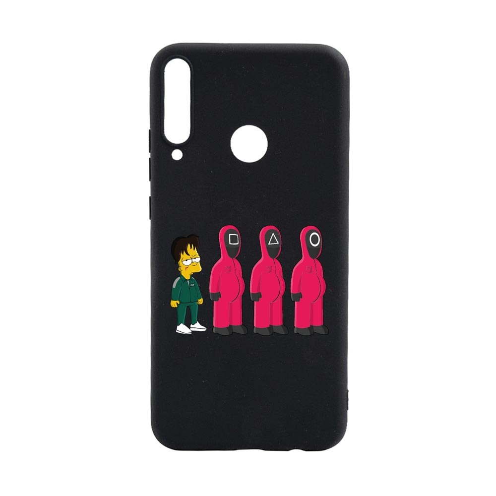 Husa Silicon Compatibila Cu Huawei P40 Lite E, Squid Game - Simpson, rezistenta la uzura, anti-alunecare, B842