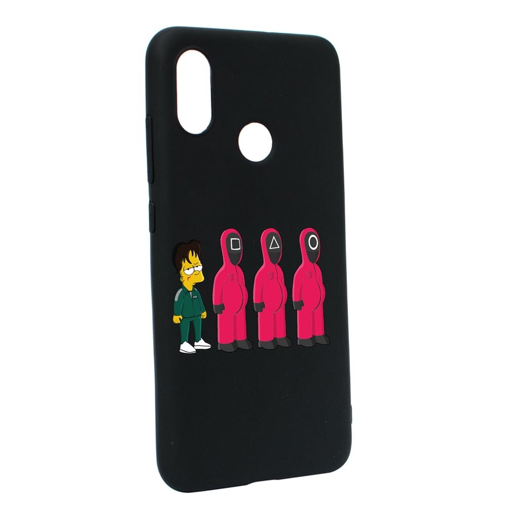 Husa Silicon Compatibila Cu Motorola Moto E7 Power, Squid Game - Simpson, rezistenta la uzura, anti-alunecare, B842