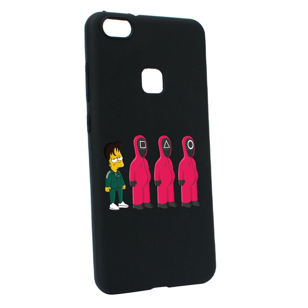 Husa Silicon Compatibila Cu Huawei P10 Lite, Squid Game - Simpson, rezistenta la uzura, anti-alunecare, B842