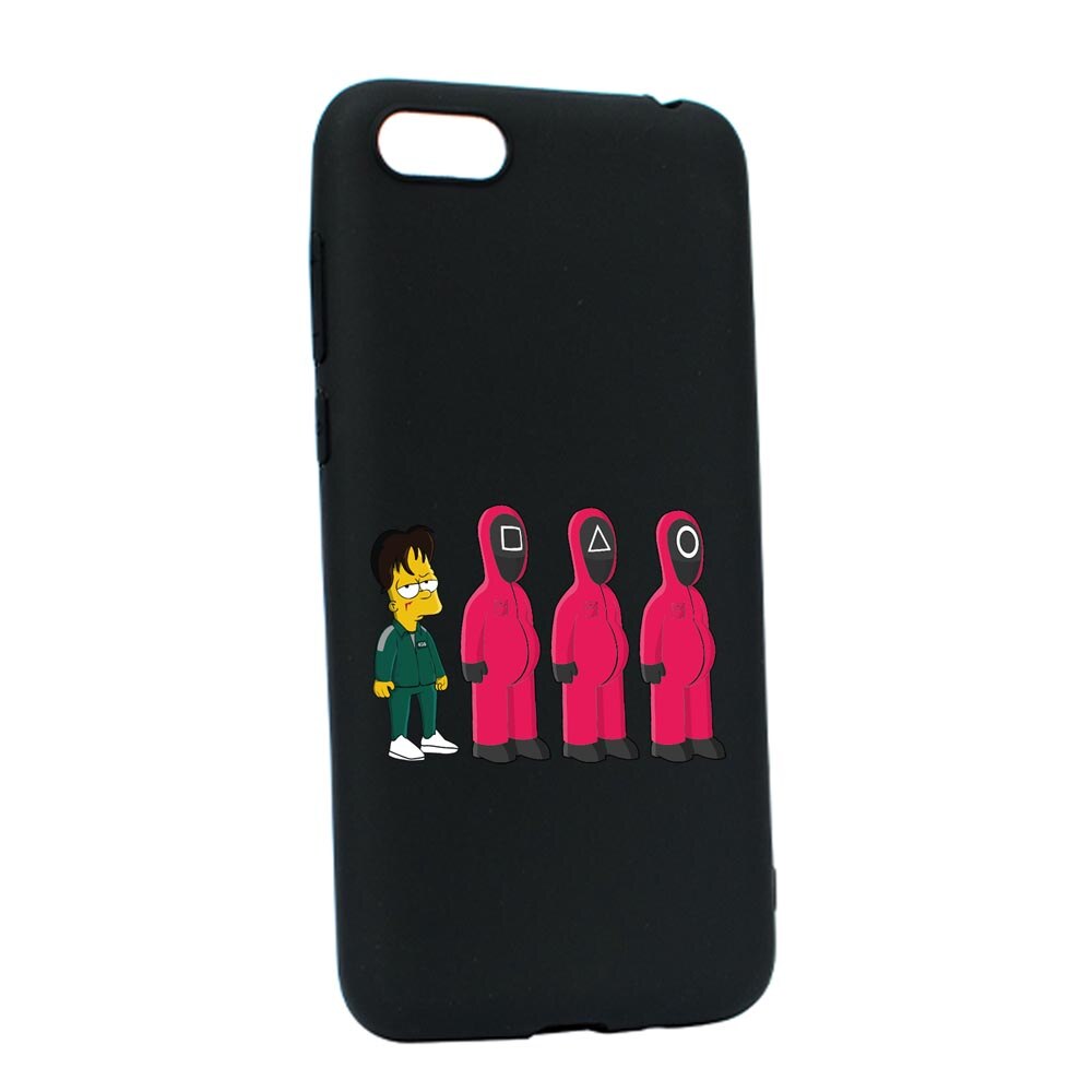 Husa Silicon Compatibila Cu Apple iPhone 6 / 6S, Squid Game - Simpson, rezistenta la uzura, anti-alunecare, B842