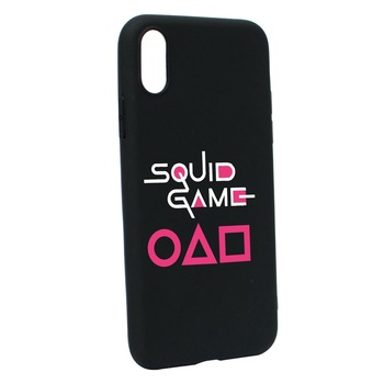 Husa Silicon Compatibila Cu Samsung Galaxy S21 Plus, Squid Game - Title, rezistenta la uzura, anti-alunecare, B847 Husa Silicon Compatibila Cu Samsung Galaxy S21 Plus, Squid Game - Title, rezistenta la uzura, anti-alunecare, B847
