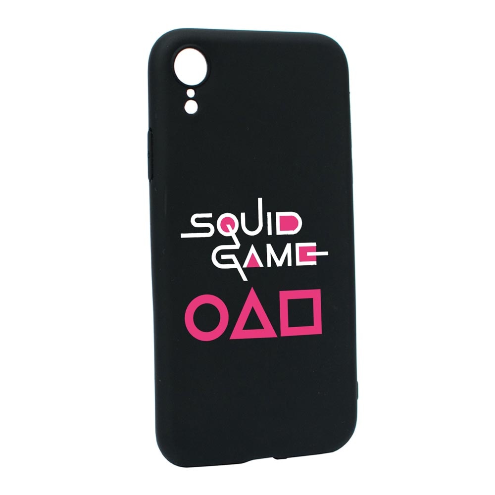 Husa Silicon Compatibila Cu Apple iPhone XR, Squid Game - Title, rezistenta la uzura, anti-alunecare, B847