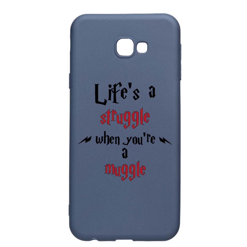 Husa Silicon Compatibila Cu Samsung Galaxy S9, Life Is A Struggle, rezistenta la uzura, anti-alunecare, AlaskanBlue, AB857
