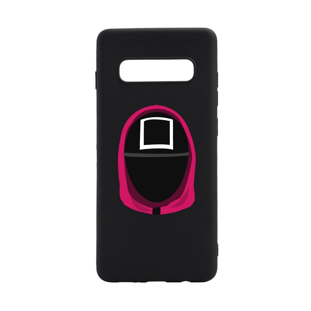 Husa Silicon Compatibila Cu Samsung Galaxy S10, Squid Game - Soldier Square, rezistenta la uzura, anti-alunecare, B848