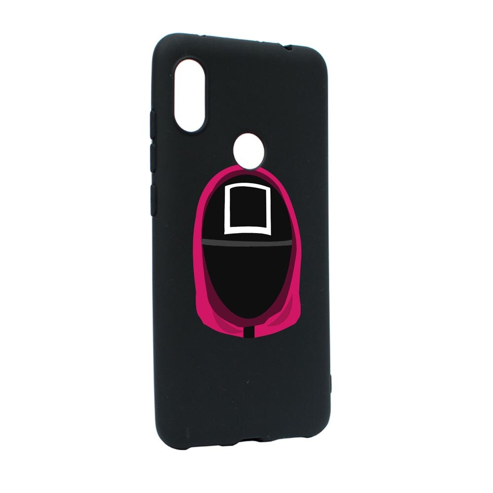 Husa Silicon Compatibila Cu Huawei Y6 2019, Squid Game - Soldier Square, rezistenta la uzura, anti-alunecare, B848