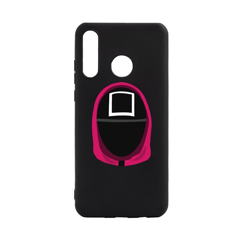 Husa Silicon Compatibila Cu Huawei P30 Lite, Squid Game - Soldier Square, rezistenta la uzura, anti-alunecare, B848