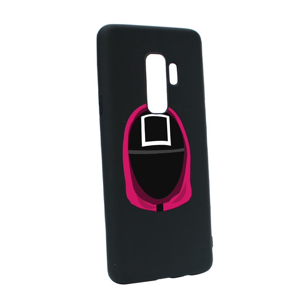 Husa Silicon Compatibila Cu Samsung Galaxy S9, Squid Game - Soldier Square, rezistenta la uzura, anti-alunecare, B848